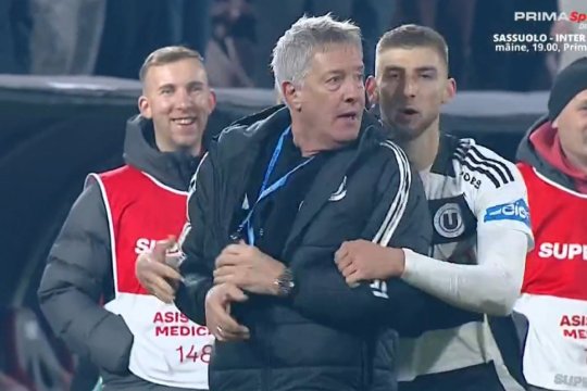 Lacrimile lui Bergodi. Antrenorul italian a reacționat după incidentul cu Cordea: ”M-a înjurat de familie”