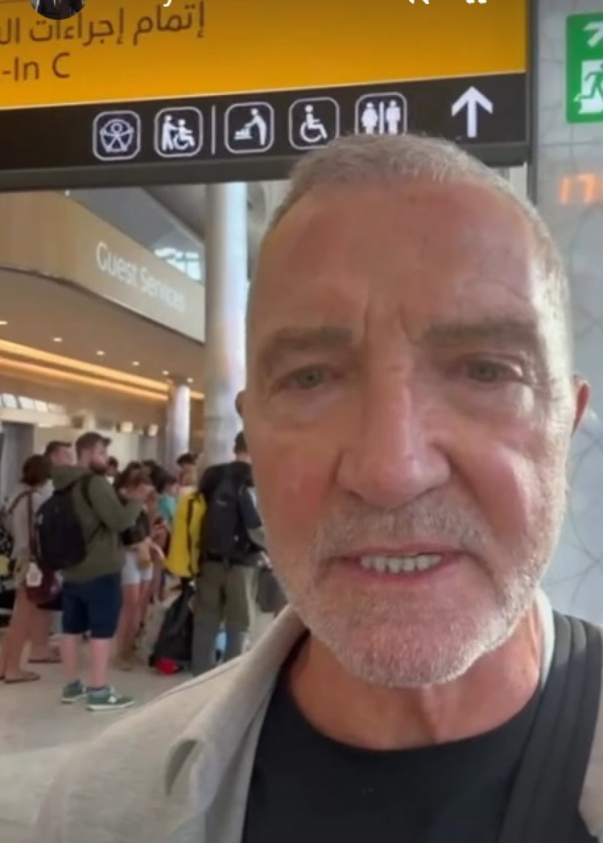 Graeme Souness a rămas blocat în aeroportul din Abu Dhabi