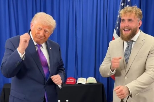 Întâlnire neverosimilă între Donald Trump și Jake Paul: ”El m-a învățat curajul”. Cei doi au dansat împreună, iar videoclipul a devenit viral pe internet