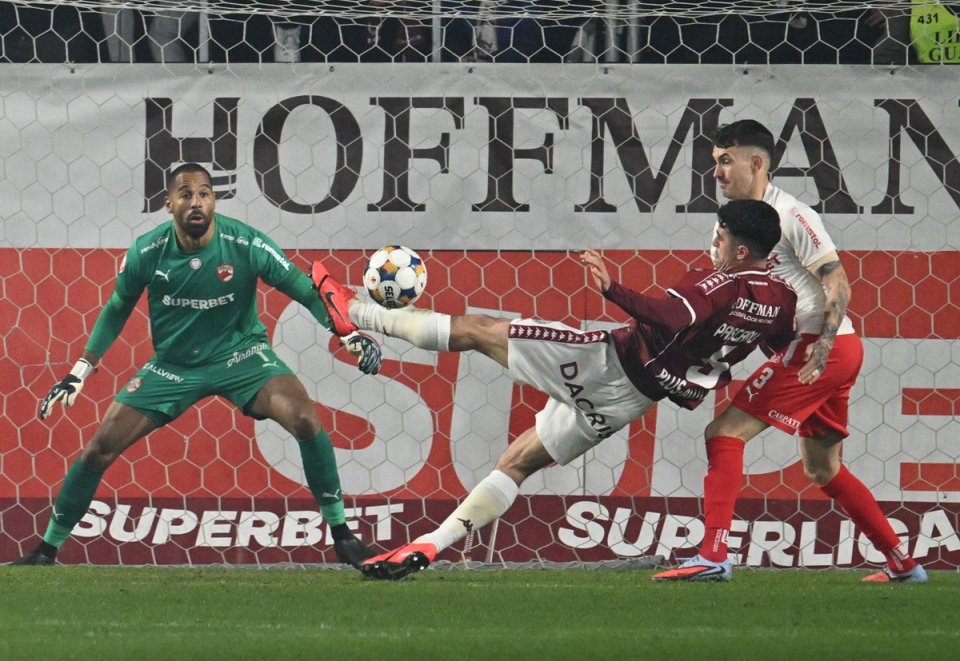 Alex Pașcanu, în Rapid - Dinamo 3-2