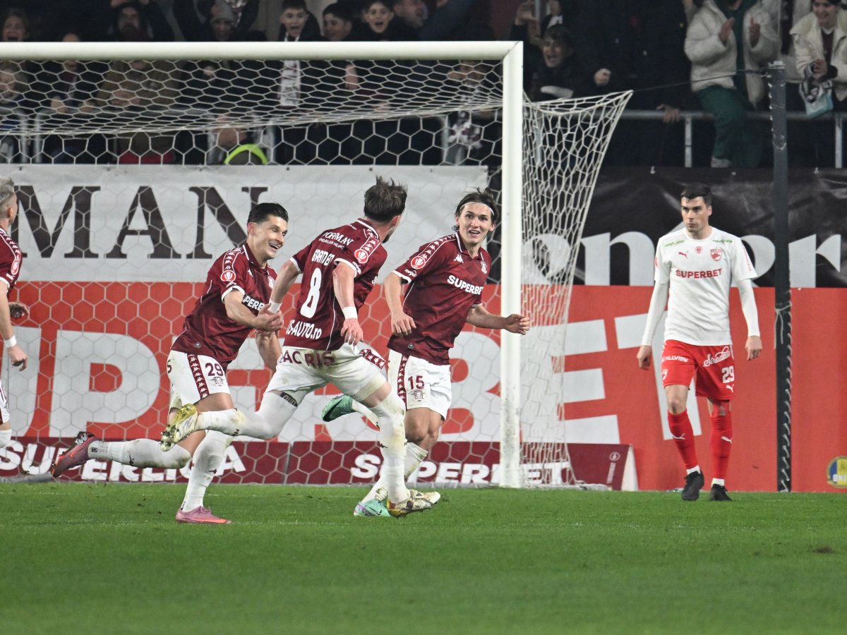 Cătălin Vulturar a înscris golul victoriei pentru Rapid