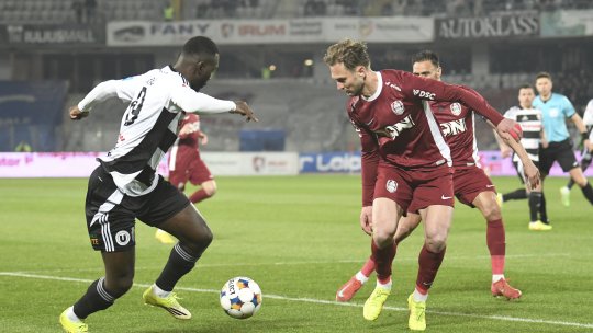 U Cluj - CFR 2-1. Mendy a dat lovitura pe final de meci și a oprit seria de victorii a trupei lui Pancu!