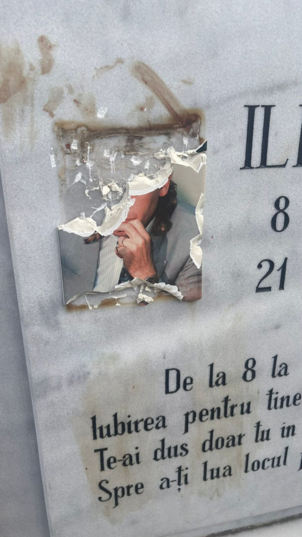 Mormântul lui Ilie Balaci a fost vandalizat