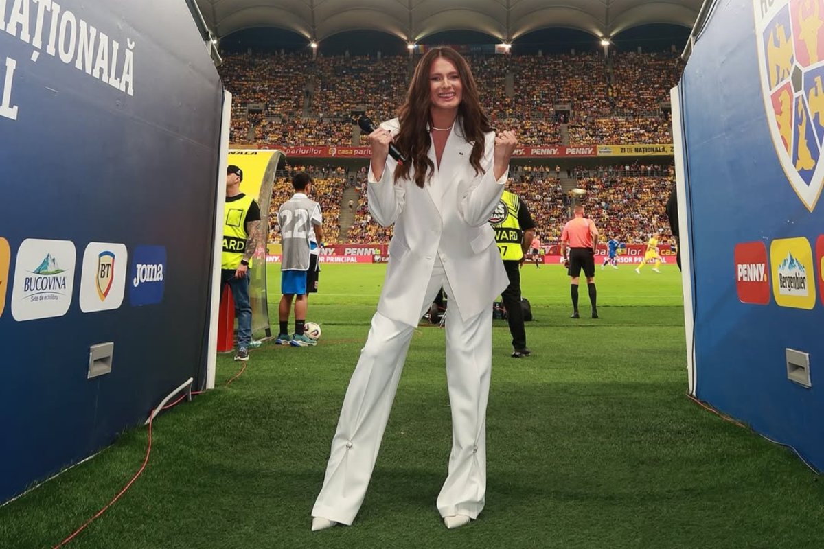 Raluka a cântat imnul național înainte de România-Cipru