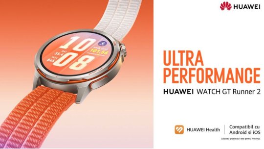 HUAWEI WATCH GT Runner 2. Tehnologie de ultimă oră într-un ceas conceput pentru alergători