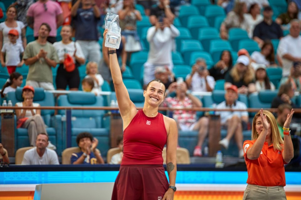 Arina Sabalenka a câștigat turneul de la Miami