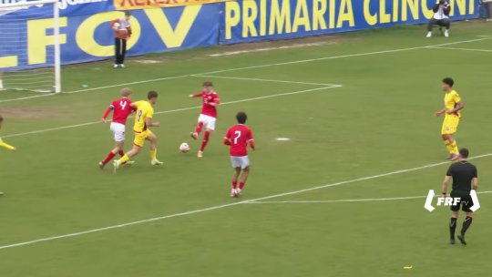 România U18, calificare incredibilă în faza următoare a preliminariilor pentru EURO U19 din 2027. Danezii au terminat meciul în genunchi