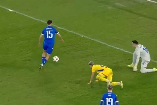 Aioani, debut de coșmar la națională! A gafat și a luat gol la 19 secunde după ce a intrat pe teren