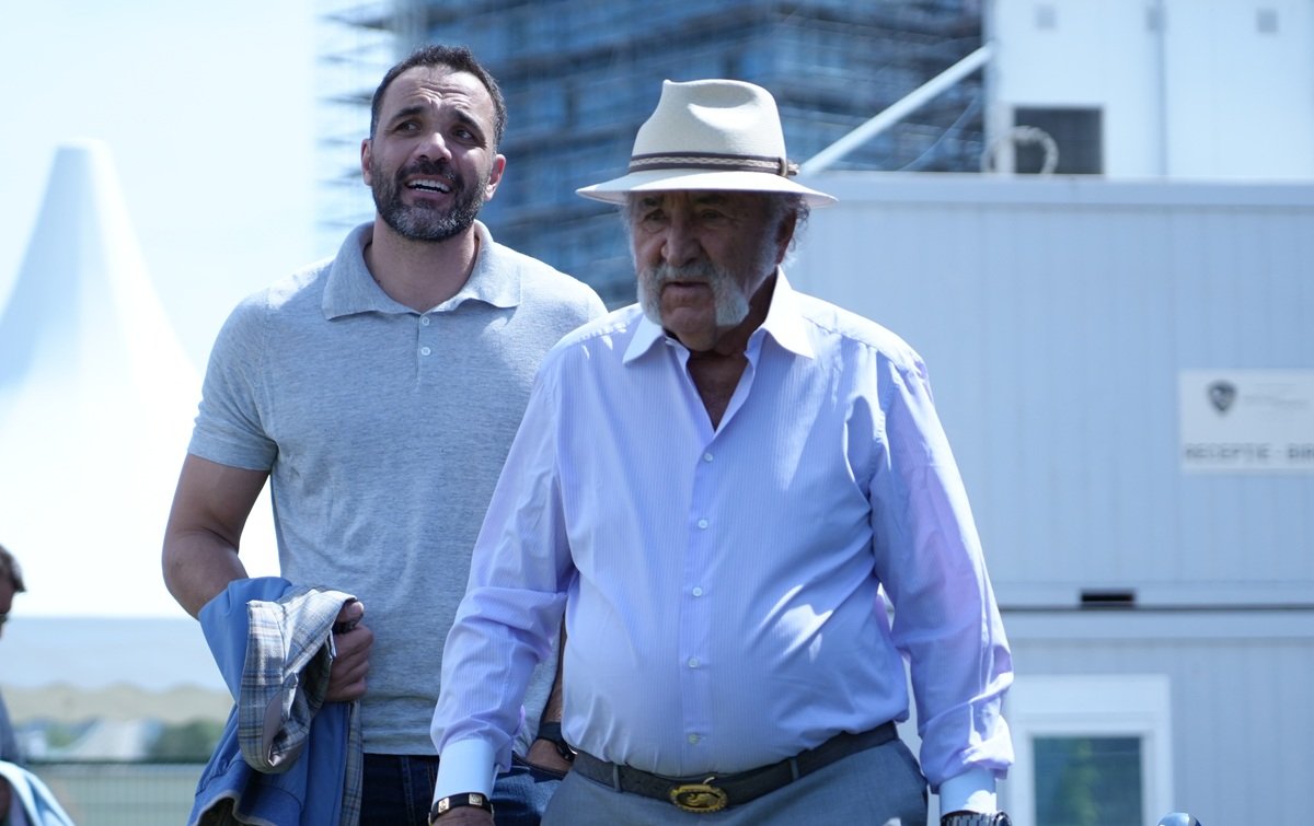 Ion Alexandru Țiriac, împreună cu tatăl său, Ion Țiriac