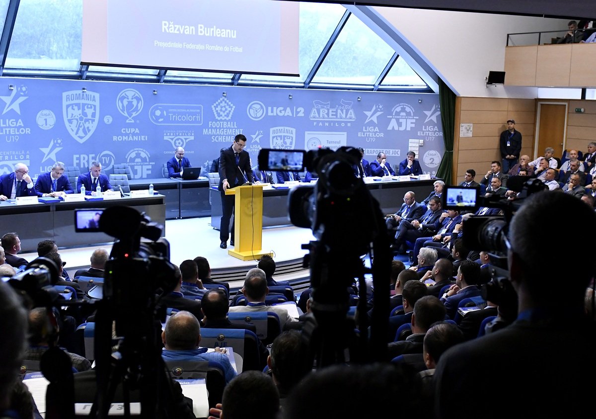 Răzvan Burleanu, la alegerile FRF din 2018