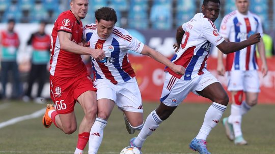 Meci de coșmar pentru Oțelul! Cu trei jucători eliminați, a cedat în fața lui Hermannstadt