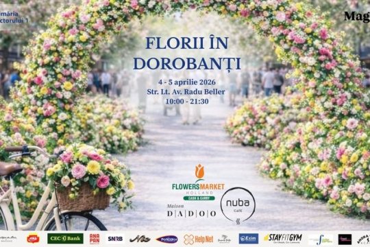 Piața Dorobanți se redeschide cu un eveniment special de Florii. Primăria Sectorului 1 anunță închiderea traficului auto