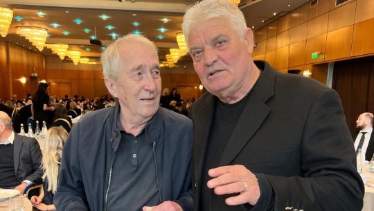 Întâlnire după 37 de ani! Valentin Ceaușescu și Ioan Andone, față în față la parastasul lui Mircea Lucescu