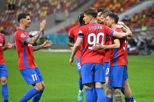 Gigi Becali a repetat obsesiv 7 cuvinte după victoria zdrobitoare a FCSB și a distrus-o pe Oțelul: ”Echipă de Divizia C!”