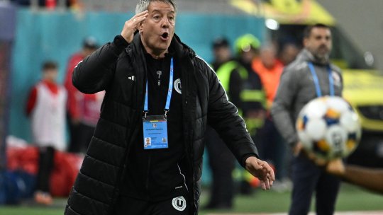 Cristiano Bergodi, după primul eșec din play-off: ”Un meci mai puțin reușit” + Coubiș nu-și ia gândul de la titlu