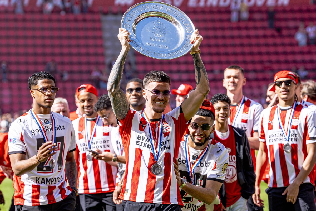 Dennis Man a câștigat titlul cu PSV în acest sezon