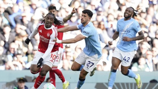 Manchester City, victorie cu Arsenal pe Etihad! Lupta la titlu, mai aprinsă ca oricând în Premier League