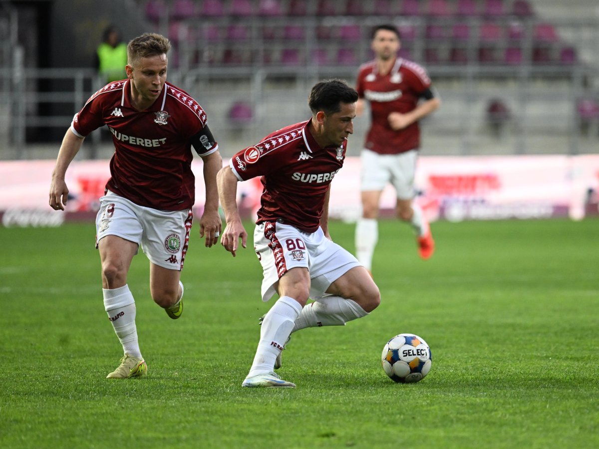 Olimpiu Moruțan nu are niciun gol marcat pentru Rapid în 14 meciuri