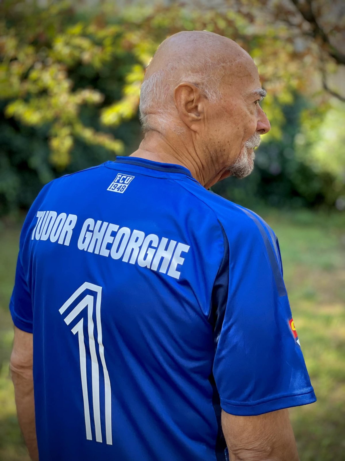 Tudor Gheorghe în echipamentul lui FCU Craiova