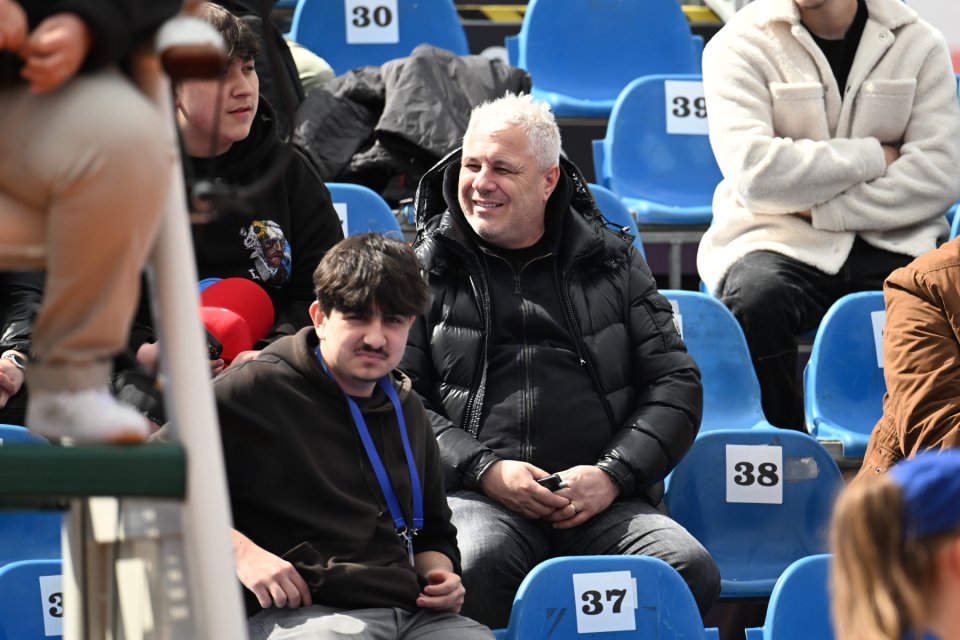 Marius Șumudică în tribunele Țiriac Open