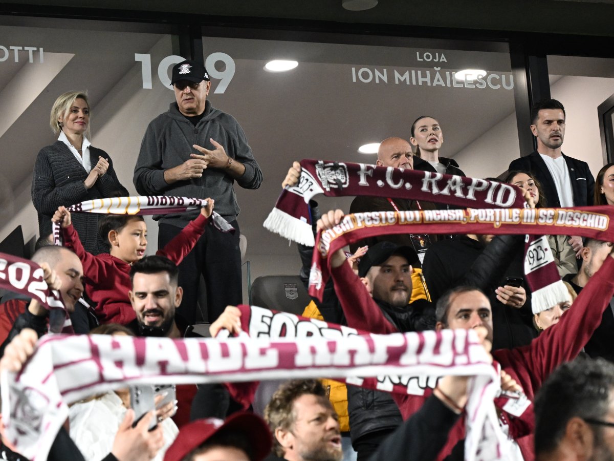 Marius Bilașco, la primul meci în calitate de oficial al Rapidului