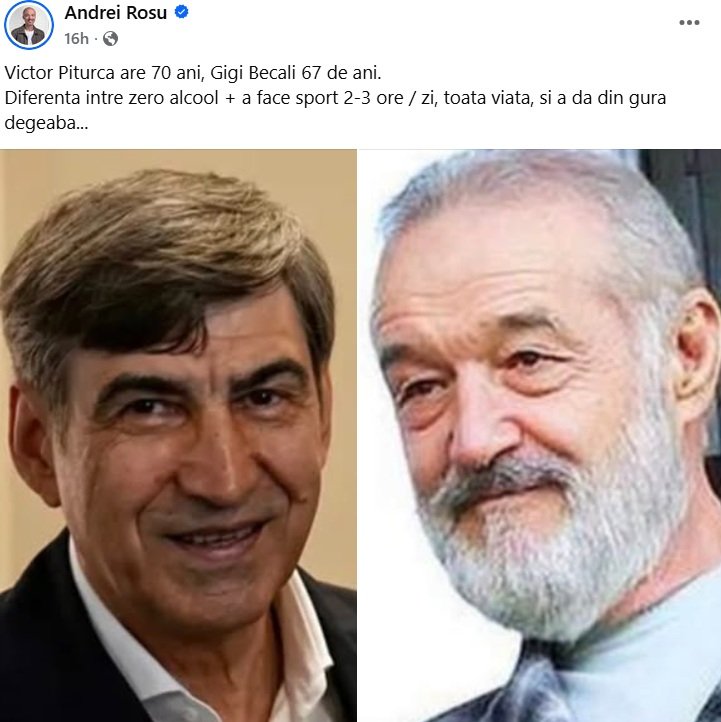 Postarea lui Andrei Roșu