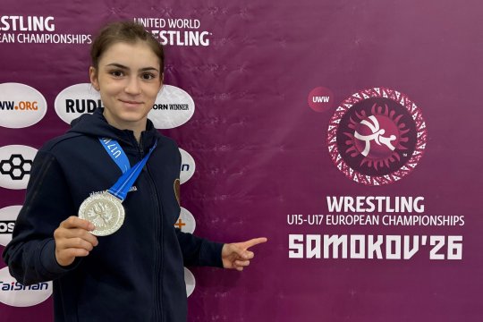 Valia Georgiana Hârşan, argint la Campionatele Europene de lupte!