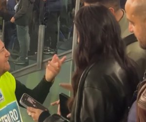 Convorbirea pe care Cristi Chivu a avut-o cu bruneta din tribune, imediat după ce s-a încheiat finala cu Lazio