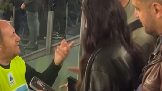 Convorbirea pe care Cristi Chivu a avut-o cu bruneta din tribune, imediat după ce s-a încheiat finala cu Lazio