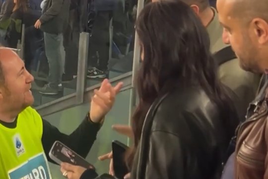 Convorbirea pe care Cristi Chivu a avut-o cu bruneta din tribune, imediat după ce s-a încheiat finala cu Lazio