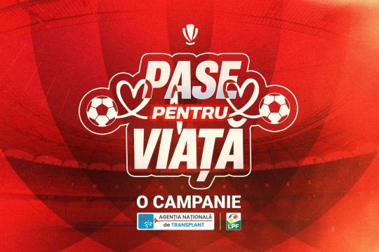 Campania ”Pase pentru Viață” a ajuns pe Arcul de Triumf. Mesajul afișat la Dinamo - CFR Cluj