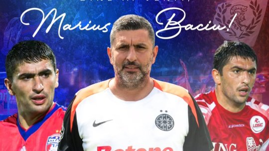 OFICIAL | FCSB l-a prezentat pe Marius Baciu. Ce staff va avea noul antrenor al roș-albaștrilor