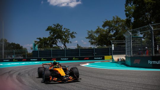 Norris, cel mai rapid în calificările pentru Sprint la Miami. Mercedes se mulțumește cu un loc 2