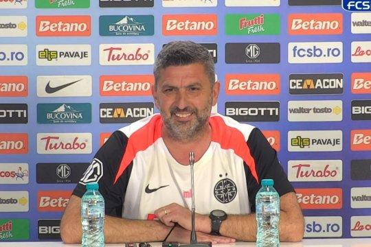 Baciu, primele cuvinte din postura de antrenor al FCSB: ”Unul dintre cele mai mari cluburi din Europa! Sunt mândru, Becali asta mi-a cerut”