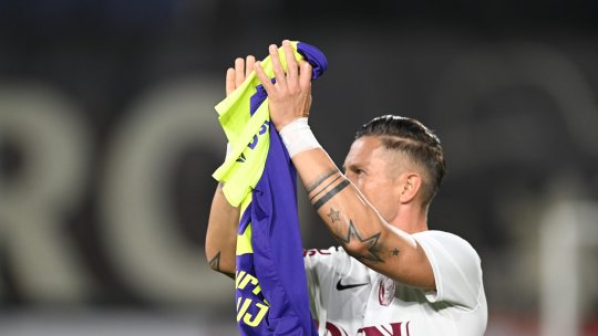 Ciprian Deac, omagiat de tot stadionul! Scenografie impresionantă în Gruia