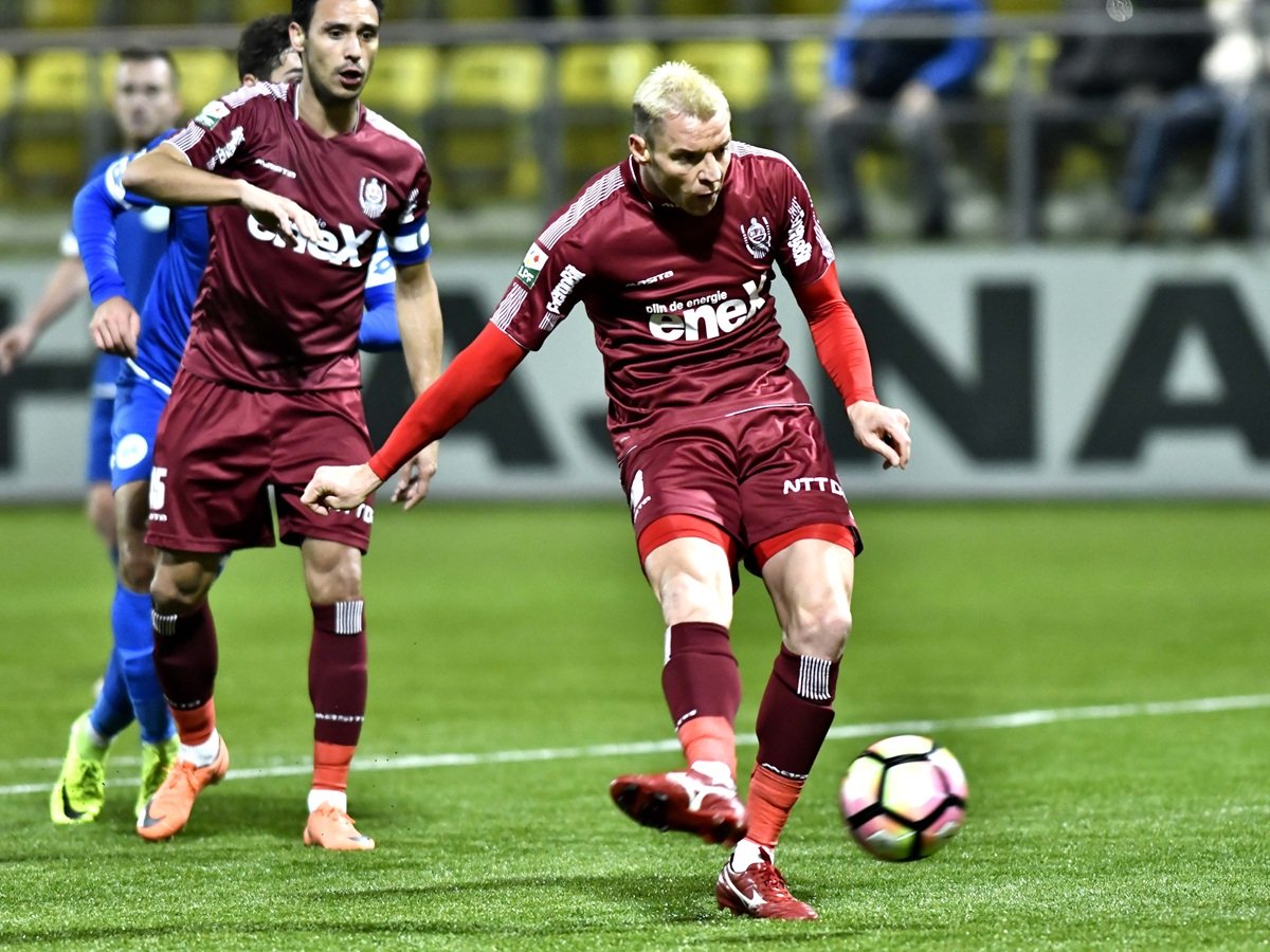 Cristi Bud, în perioada în care juca pentru CFR Cluj