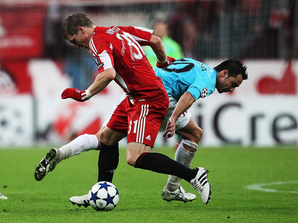 Roberto De Zerbi, într-un meci cu Bayern Munchen din Champions League