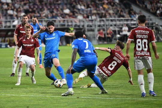 Rapid - Universitatea Craiova 0-0, ACUM, pe iAMsport.ro. Nsimba, ratare uriașă în Giulești!