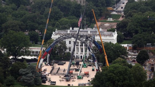 Donald Trump transformă Casa Albă în arenă de MMA: ”Iubesc această țară”