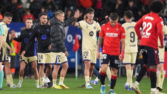 FC Barcelona este aproape campioană, după ce a învins-o greu pe Osasuna