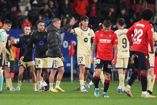 FC Barcelona este aproape campioană, după ce a învins-o greu pe Osasuna
