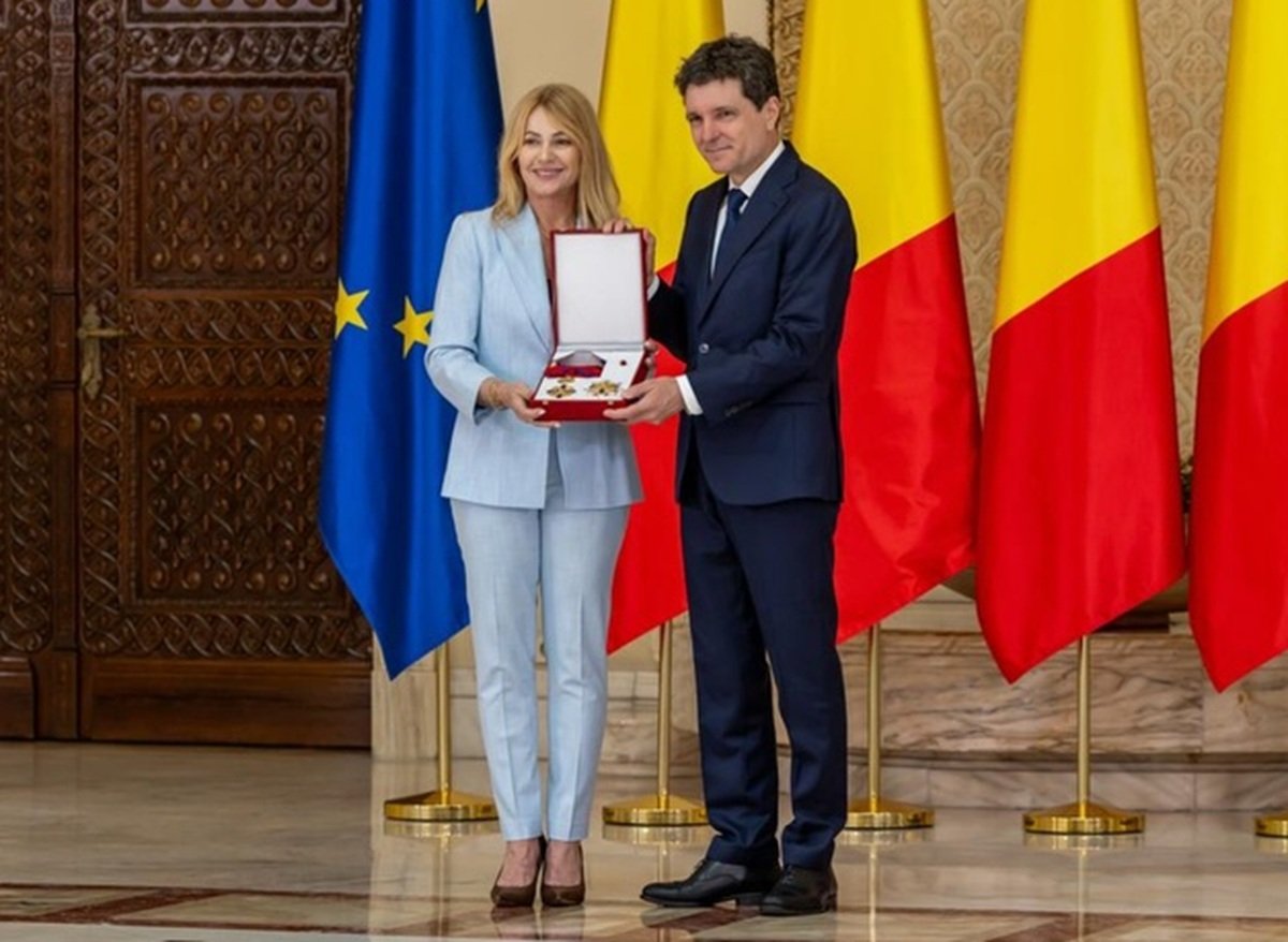 Nadia Comăneci a fost decorată de președintele Nicușor Dan