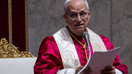 Cristi Chivu&Co, în audiență la Papa Leon: ”Un moment special”