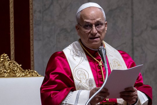 Cristi Chivu&Co, în audiență la Papa Leon: ”Un moment special”