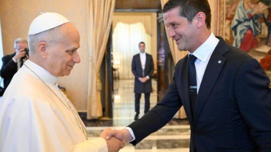 Cristi Chivu, primit de Papa Leon al XIV-lea la Vatican, după titlul cucerit în Serie A