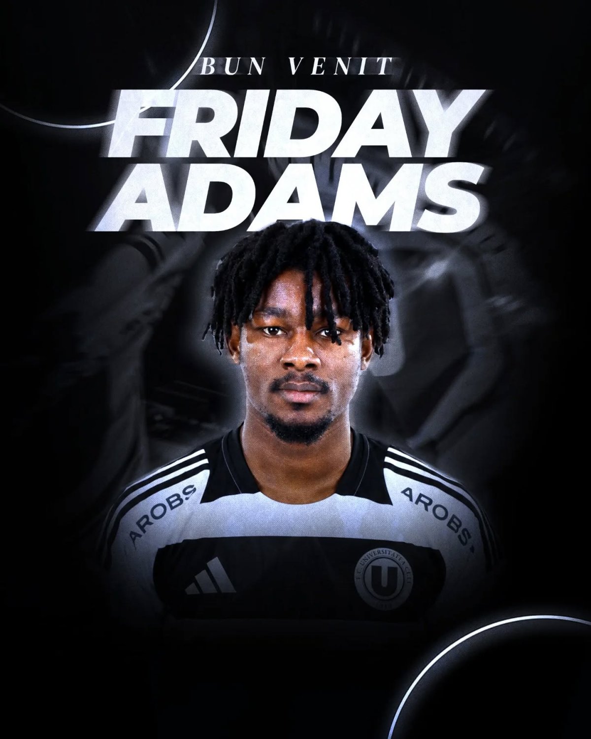 U Cluj l-a prezentat oficial pe Friday Adams