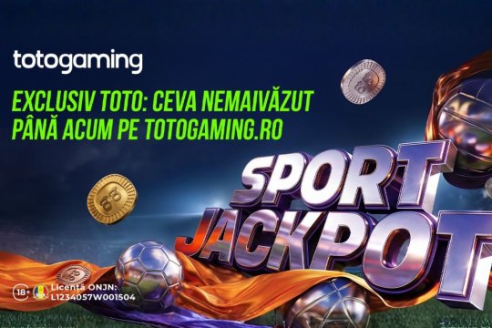 Toto Exclusive: Sport Jackpot – Ceva nemaivăzut până acum pe Totogaming.ro (P)