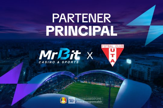 MrBit devine sponsorul principal al UTA Arad începând cu sezonul 2026-2027 (P)