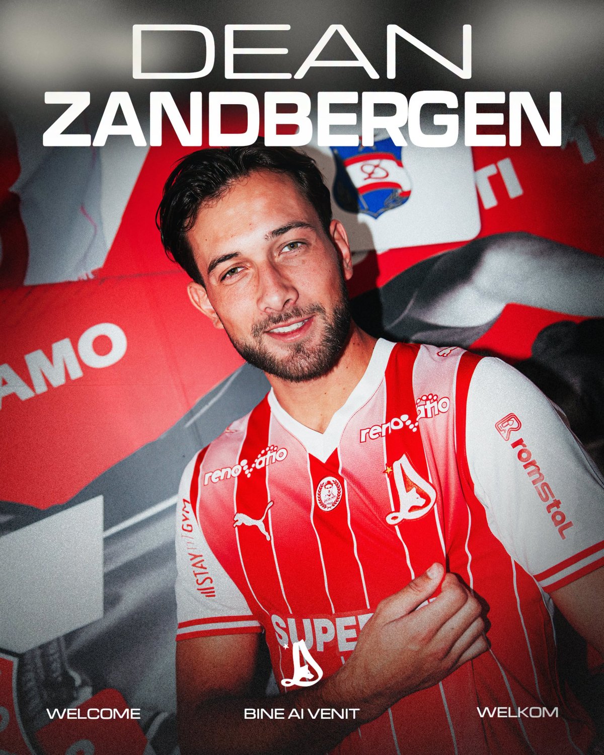 Zandbergen (24 de ani) a mai evoluat la Sparta Rotterdam, FC Dordrecht și VVV-Venlo