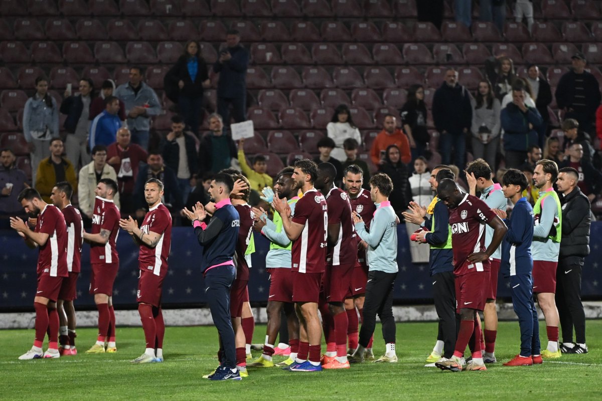 CFR Cluj a terminat pe locul 3 în SuperLiga